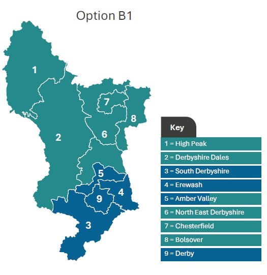Map showing the boundary change for 2028